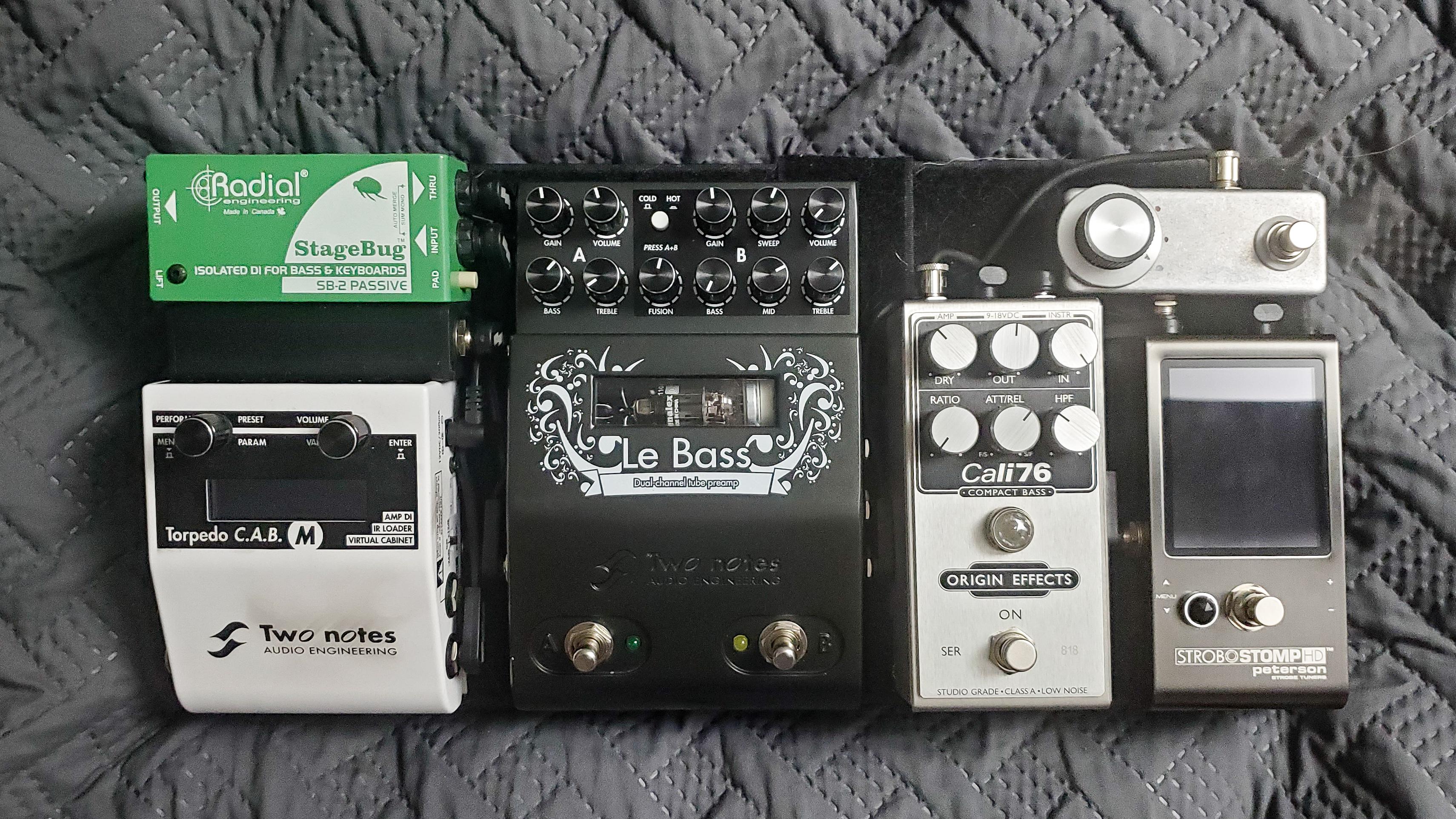 New toy! Two Notes Le Bass Preamp! : r/basspedals