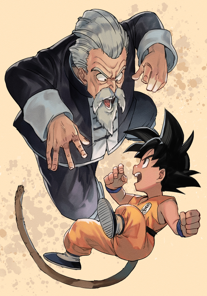 悟空 vs. ジャッキー・チュン (By @click_burgundy) : r/dbz
