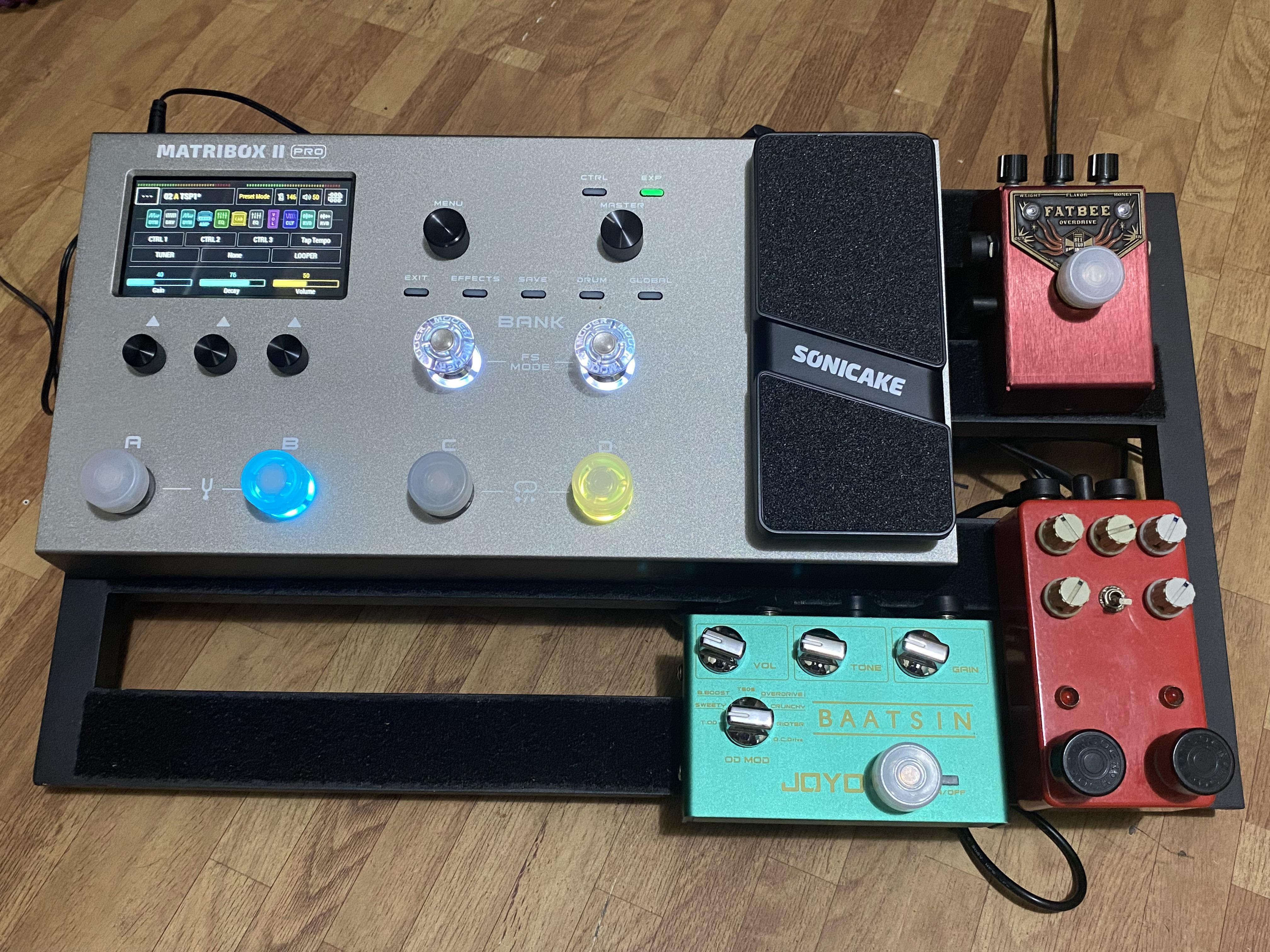 Sonicake Matribox II Pro。コスパ最強のマルチエフェクター/アンプ