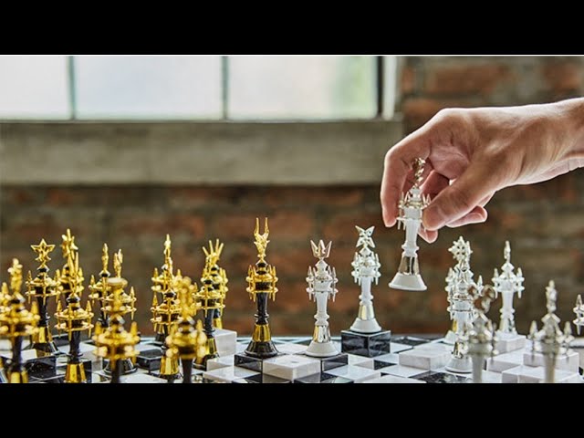 キングダム ハーツIII』ゲーム内に登場したチェス風ボードゲームが立体