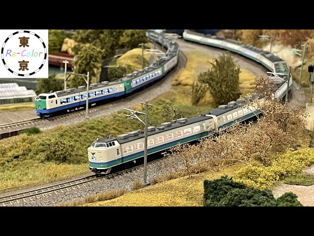 Nゲージ＞485系 上沼垂色 特急『白鳥』『雷鳥』 Modellbahn Spur N