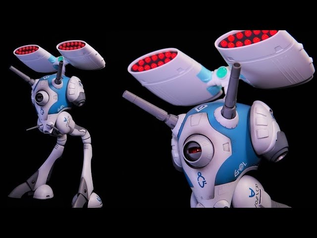 超時空要塞マクロス】リガード、小型ミサイルポッドを部分塗装で製作