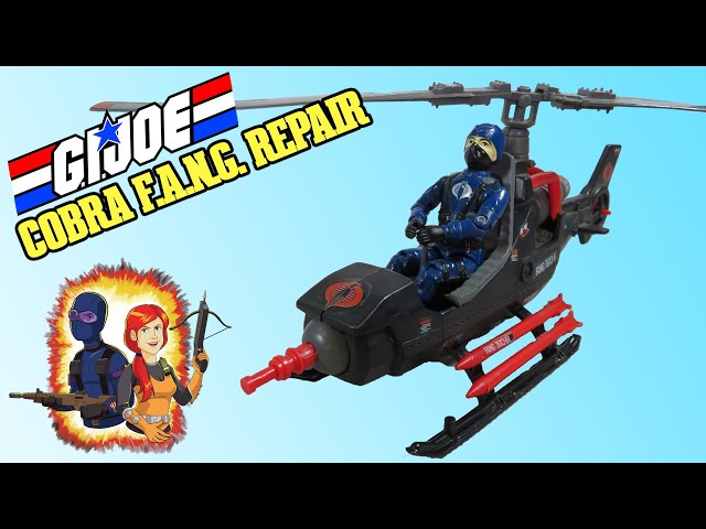 G.I. Joe Cobra F.A.N.G. Restoration - Hasbro 1983 - YouTube
