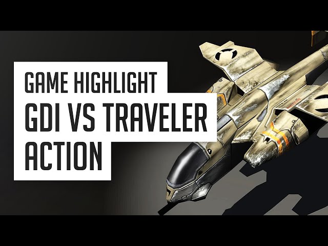 C&C3: Kane's Wrath] Game Highlight - GDI vs Traveler-59 Action