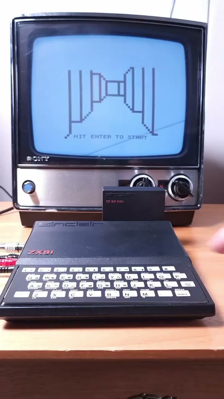 Sinclair computer ZX81, 1981 - YouTube