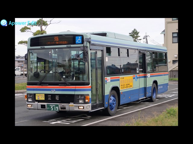 往復走行音 江若交通 ﾌﾞﾙｰﾘﾎﾞﾝⅡ(PJ-KV234N1) 高島市ｺﾐｭﾆﾃｨﾊﾞｽ畑線