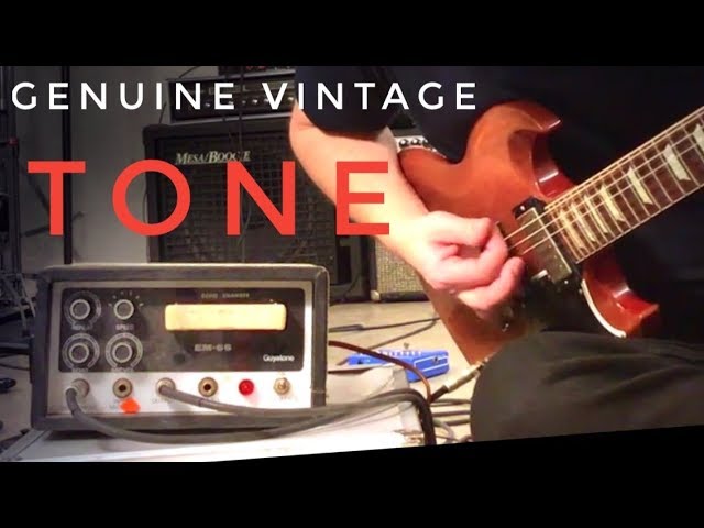 Killer vintage Tape Echo for reasonable money - Guyatone EM-66