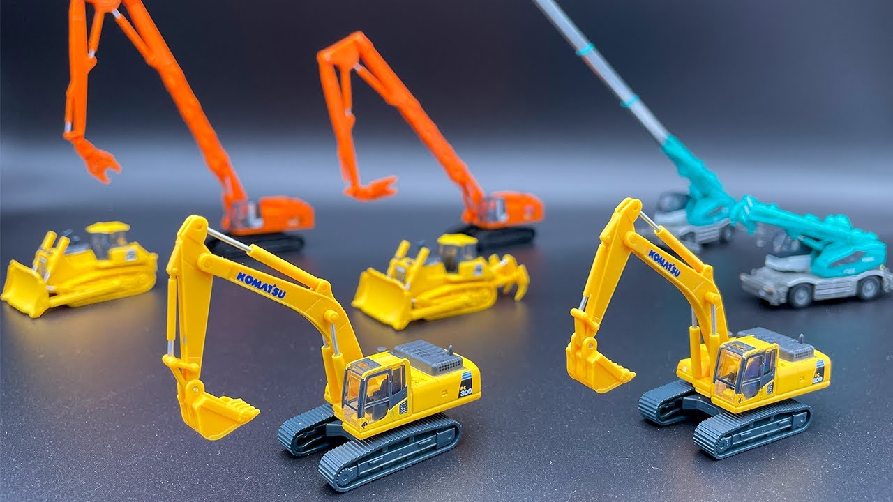 Collection of old construction machinery vol.1! Komatsu hydraulic