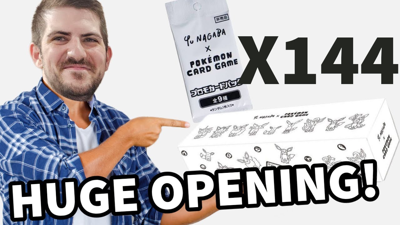 Opening BOTH Yu Nagaba Boxes and 144 Sealed Promo Packs! - YouTube