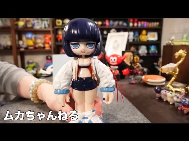 ソフビ】GORI SKULL VADERS 無彩色版 フーセンガムピンク×ラムネード