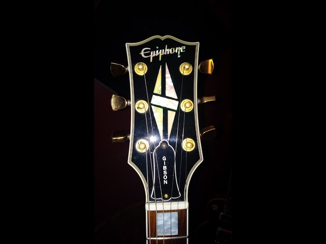 Epiphone Les Paul Custom - Openbook Headstock (Review & Demo