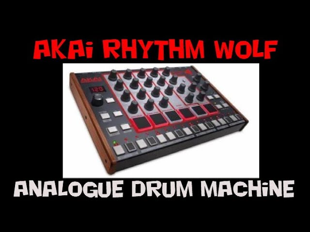 Akai Rhythm Wolf Analogue Drum Machine - YouTube