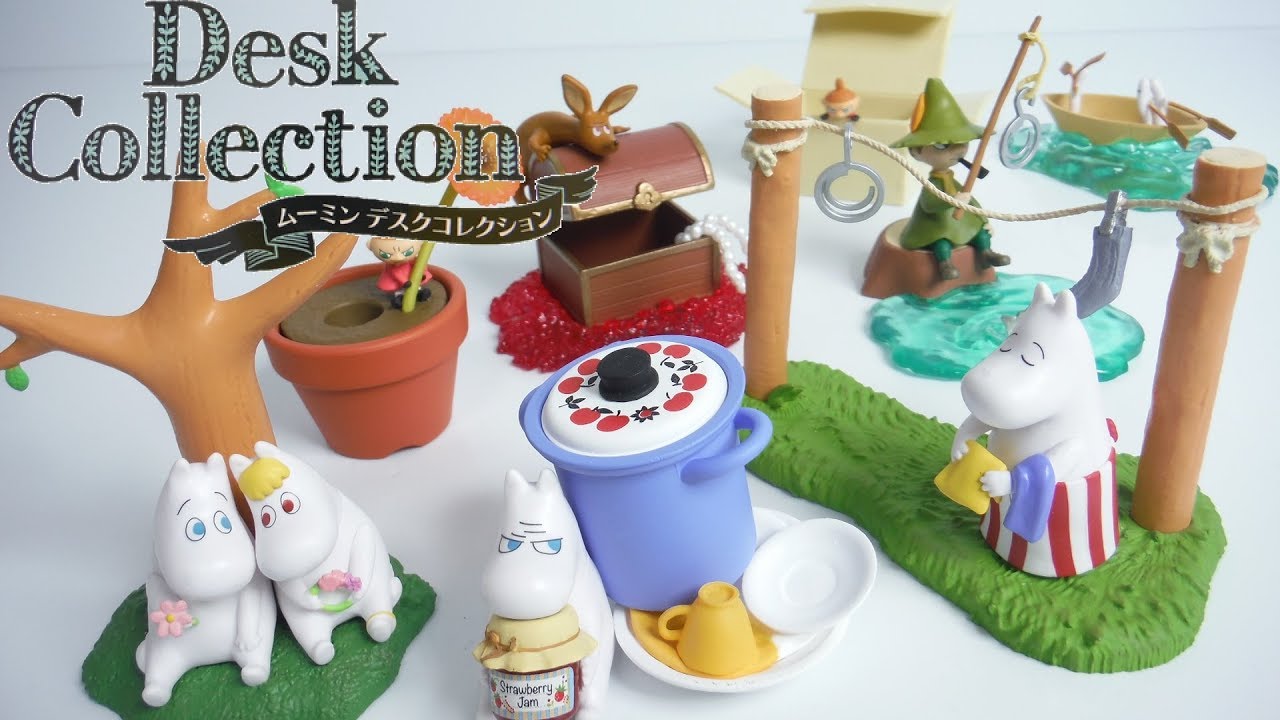 MOOMIN Desk Collection 全8種 開封 ムーミン デスクコレクション RE