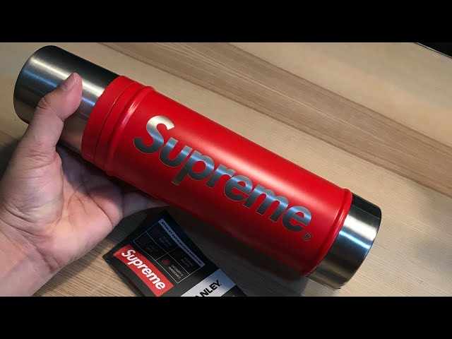 SUPREME x STANLEY - Classic Bottle 20.oz : UNBOXING VIDEO 4K - YouTube