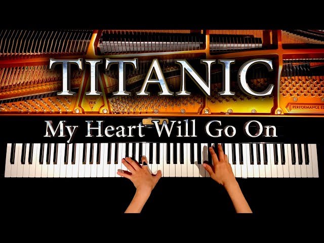 My Heart Will Go On - TITANIC - Sheet Music - 4K60p - piano cover