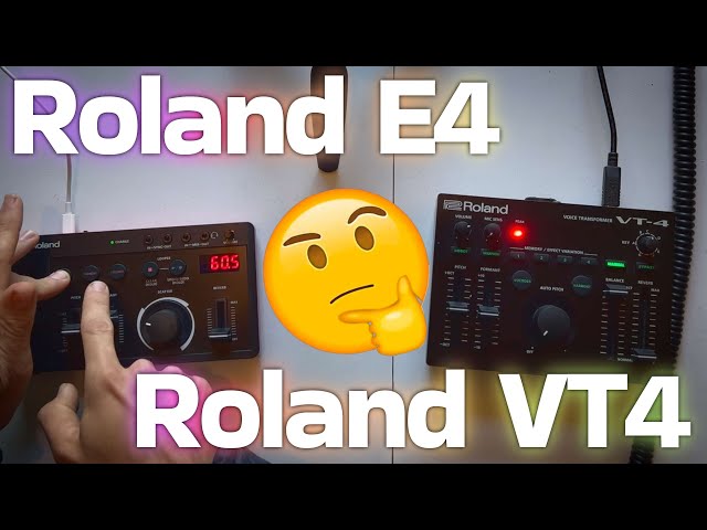 What's best in 2025: New Roland E-4 or VT-4? Comparison & Review