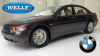 1:18 BMW 745i (7 series e65) - Welly - YouTube