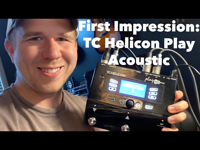 TC Helicon Play Acoustic Review: First Impression - YouTube