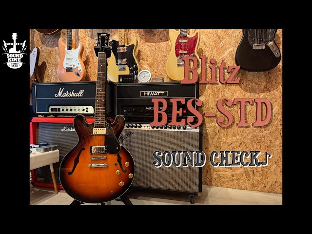 試奏] Blitz by Aria Pro BES-STD SOUND CHECK♪ - YouTube
