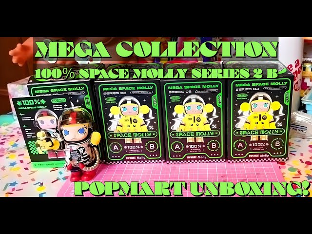 POPMART] MEGA Collection 100% SPACE MOLLY Series 2-B UNBOXING