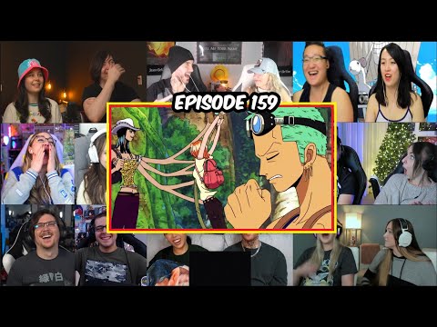 ZORO TARZAN YELL! | One Piece Episode 159 Reaction Mashup