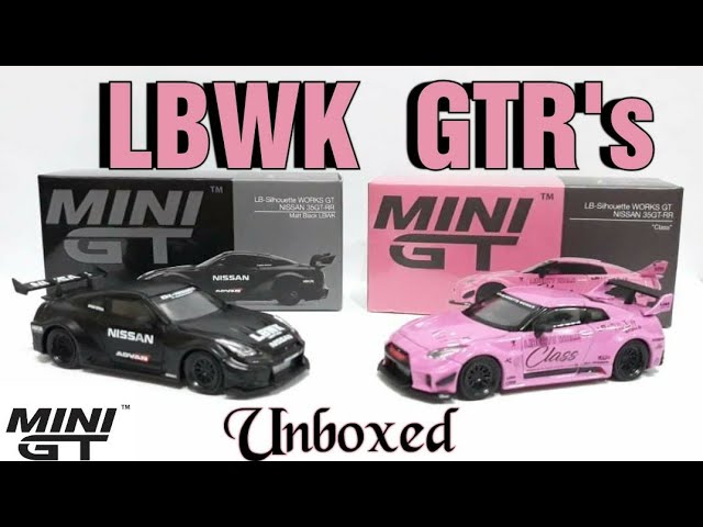 Unboxing the latest Mini GT LBWK Pink & Black Silhouette Works GT