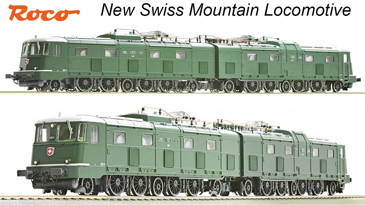 Roco Announces An Impressive New Swiss Mountain Locomotive - YouTube