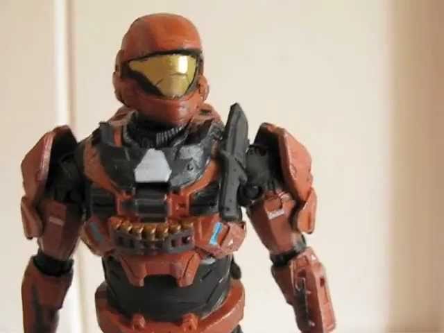 McFarlane Halo Reach Spartan CQC Figure Review - YouTube