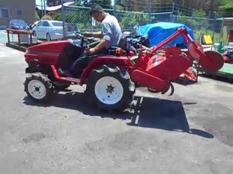 1 MITSUBISHI MT135 MT13C 乗用トラクター - YouTube