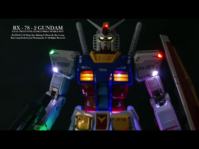 GUNDAM RX-78-2 BANDAI 1/48 MEGA SIZE CUSTOM BUILD - YouTube
