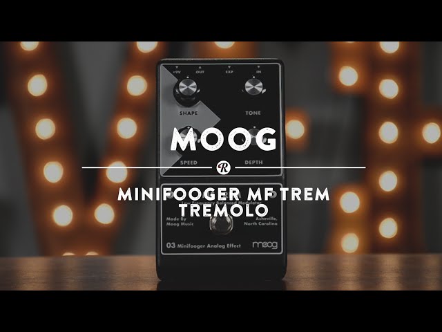 Moog Minifooger MF Trem | Reverb Demo Video - YouTube