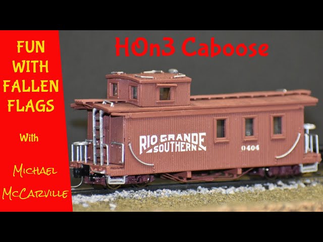 Ep 34 HOW-TO Rio Grande Southern Caboose HOn3 Kit - YouTube