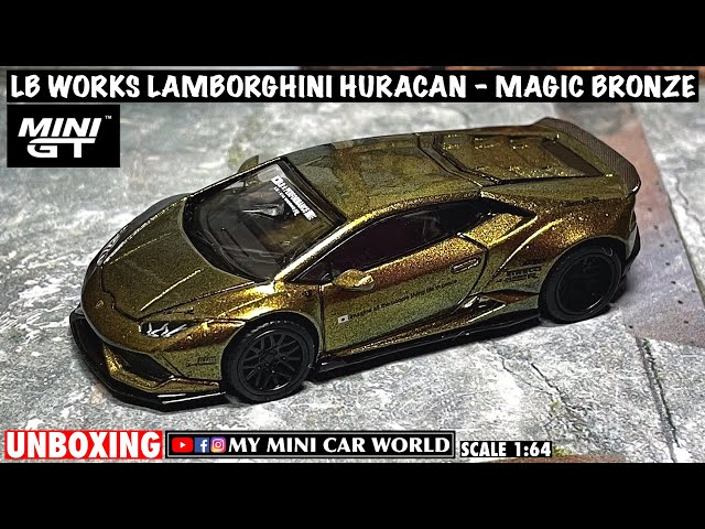 MY MINI CAR WORLD】UNBOXING MINI GT 1/64 LB WORKS LAMBORGHINI