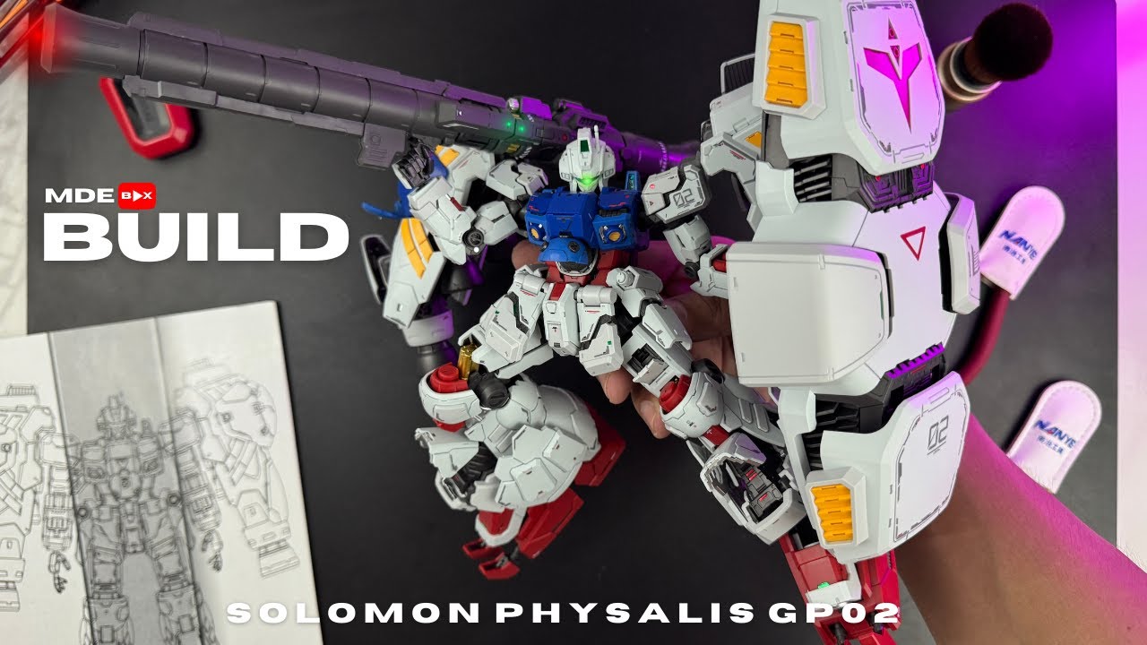 SOLOMON PHYSALIS GP02 | ASMR SPEEDBUILD | 1/100 MODELKIT - YouTube