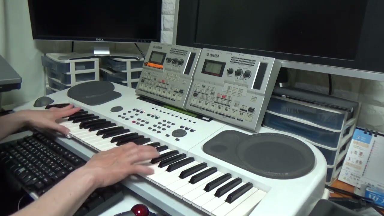 YAMAHA EOS B700トランスっぽいシンセブラス作ってみたから小室