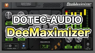 自然で強力な音圧を上げるフラグシップマキシマイザー、DOTEC-AUDIO