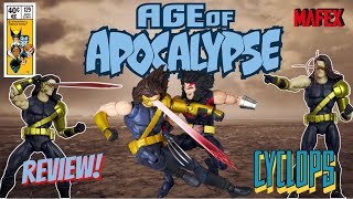 MAFEX 250 Age of Apocalypse Cyclops Figure REVIEW! - YouTube