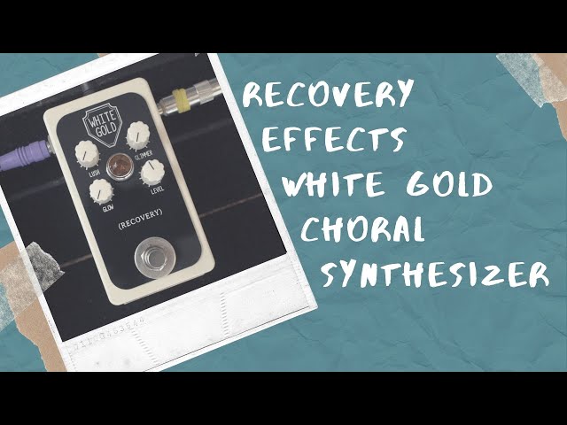 Recovery Effects White Gold Demo and Review on Guitar Bass and