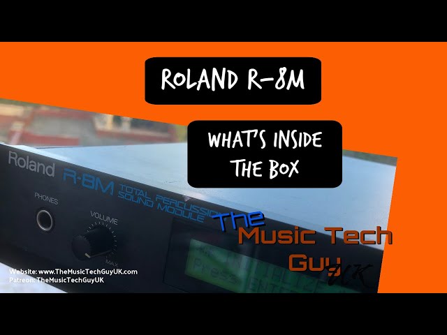 What's inside the box Roland R-8M Total Percussion Sound Module