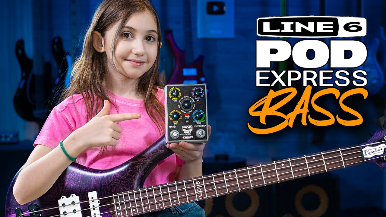 LINE 6 POD Express BASS Pedal - YouTube
