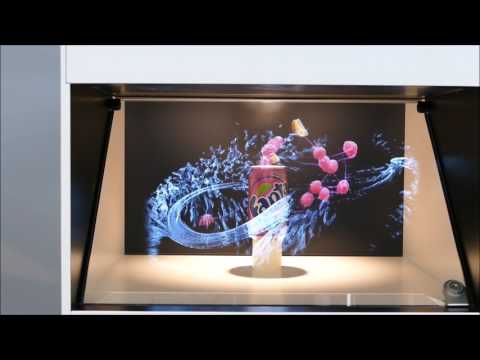 3Dホログラムディスプレイ - YouTube