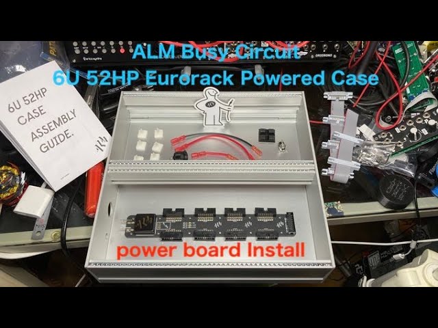 ALM Busy Circuit 6U 52HP Eurorack Powered Case Kits power bord