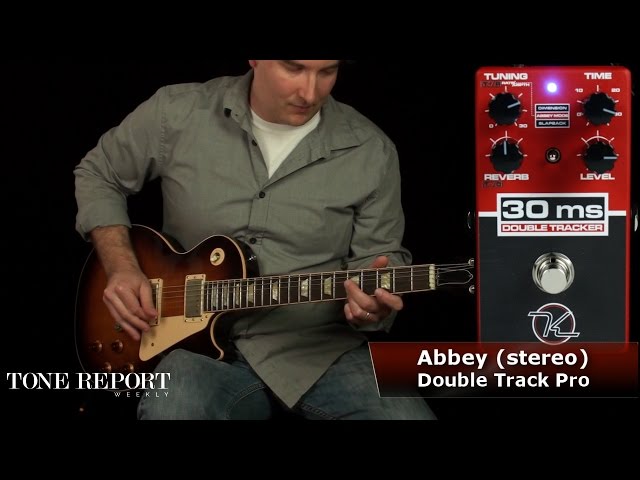 Keeley Electronics 30ms Double Tracker - YouTube