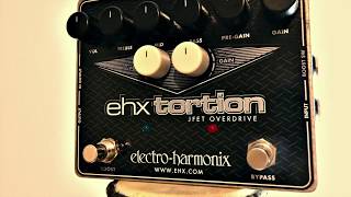 Electro Harmonix EHX Tortion JFET Overdrive / Preamp - YouTube
