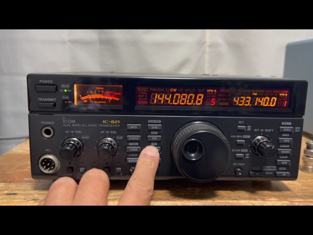 Icom IC-821 トランシーバー 訳あり品 Icom IC-821 トランシーバー 訳