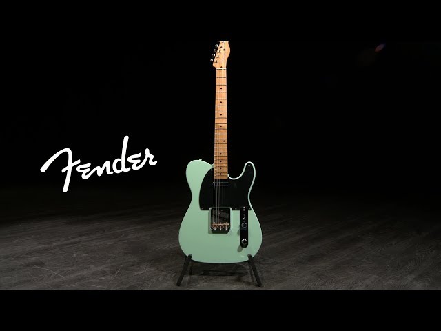 Fender Vintera 50s Mod Telecaster MN, Surf Green | Gear4music demo