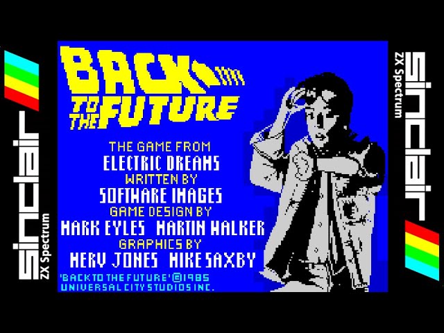 BACK TO THE FUTURE (1985) Walkthrough, ZX Spectrum - YouTube