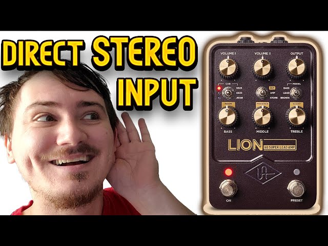 Universal Audio UAFX Lion '68 Super Lead Amp, Stereo Direct Input