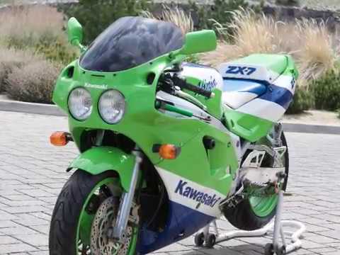 1989 Kawasaki zx750 h1 zx7 zx7r Green Blue White pictures and