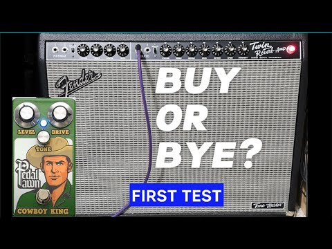 Pedal Pawn Cowboy King – Bold Overdrive with Western Attitude